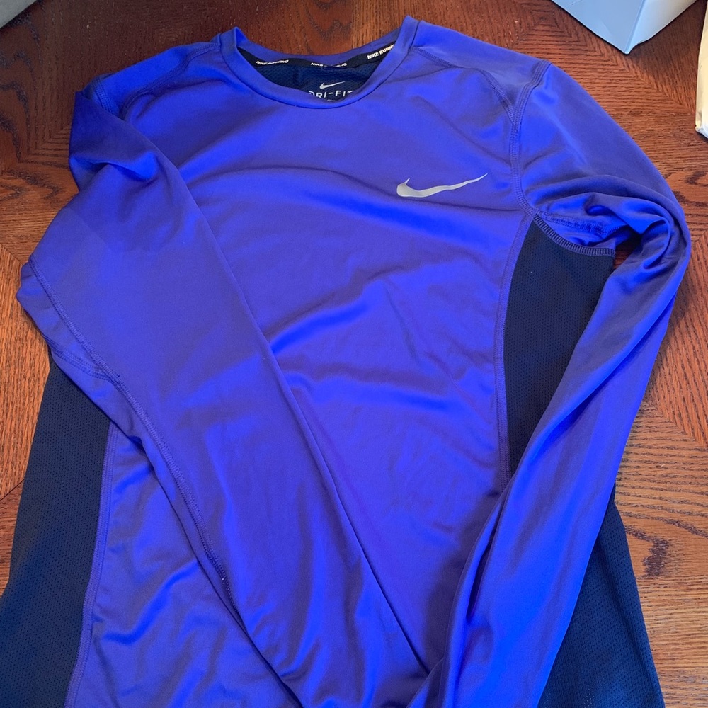 Nike Long Sleeve Dri Fit Running T-Shirt Sz S
